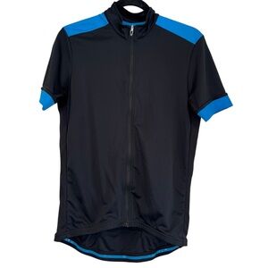 Specialized Cycling Jersey Size S Small Shirt Quarter Zip Short Sleeve Blue